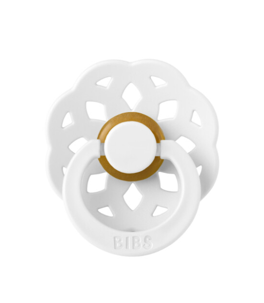 Bibs Boheme Kauçuk Emzik-White-6+ Ay 220211