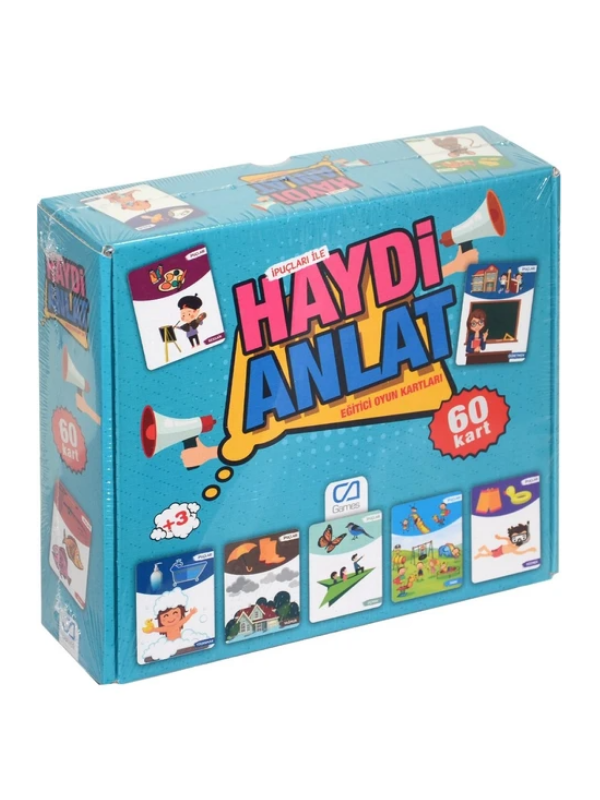 Ca Oyuncak Haydi Anlat Eğitici Oyun Kartları