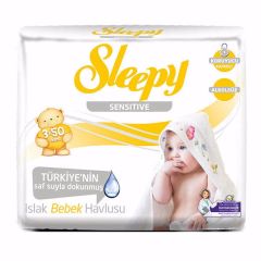 Sleepy Sensitive Islak Mendil 3x50 Adet