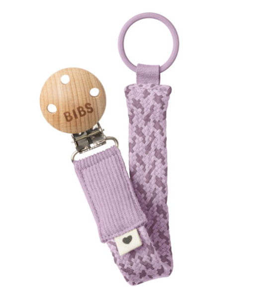 Bibs Paci Braid  Emzik Askısı - Violet Sky / Mauve 9401111