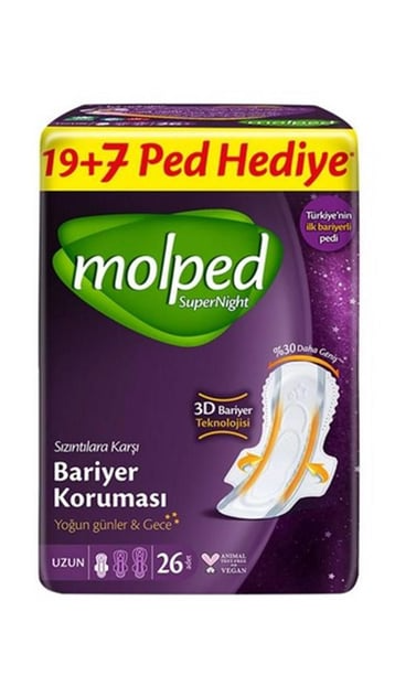 Molped Supernight Uzun  Ped 26'lı