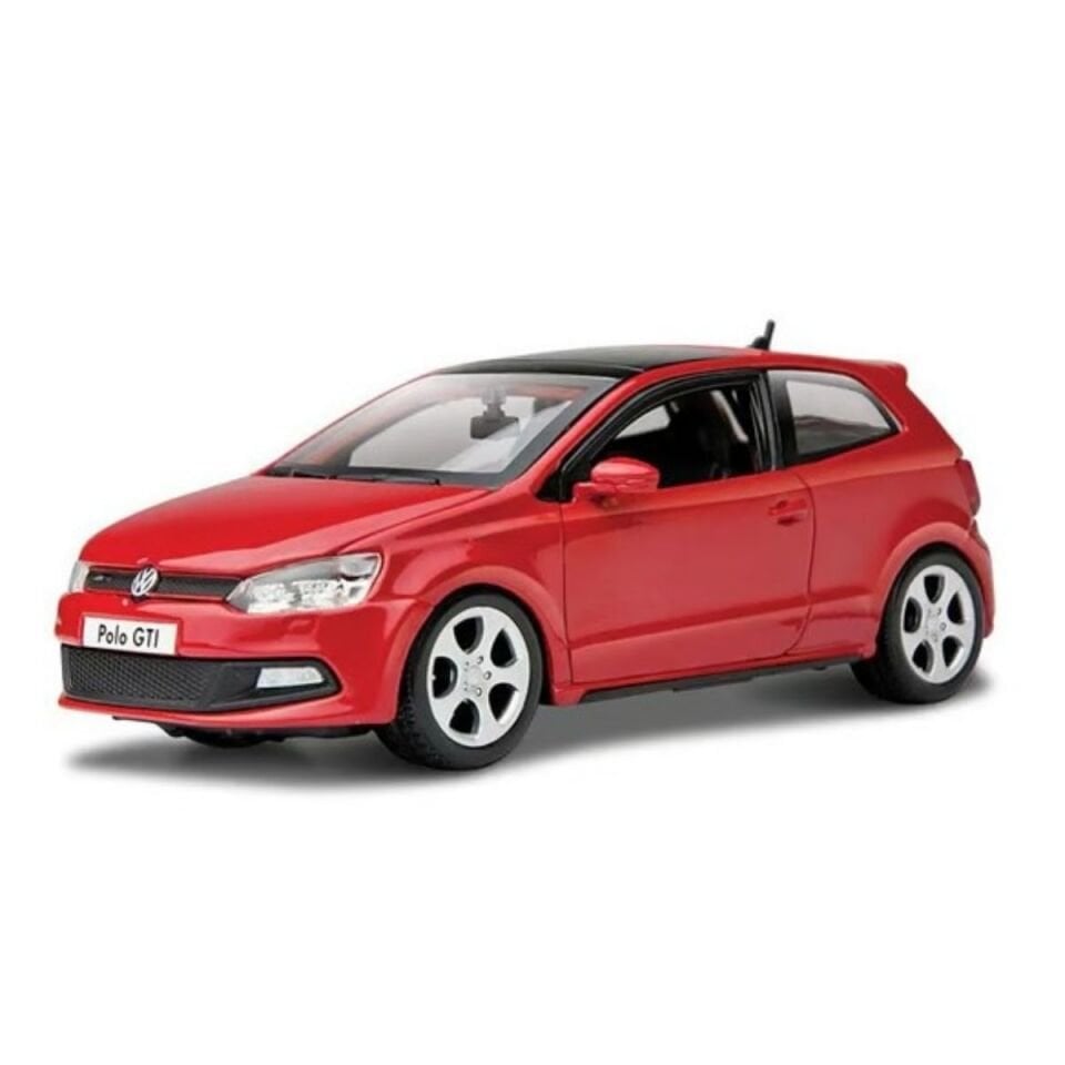 Volkswagen Polo GTI Mark5 Metal Araba 1:24 Kırmızı
