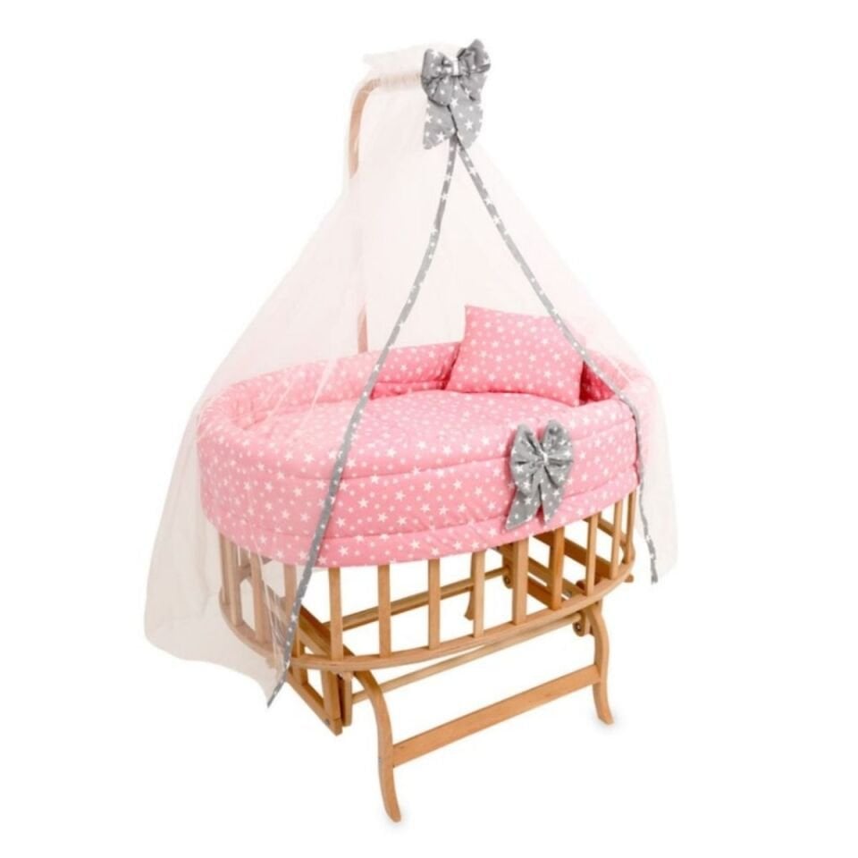 BEBEKONFOR KADEMELİ PEMBE YILDIZLI DOĞAL AMEDAN DA-13