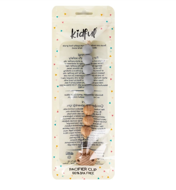 Kidful Boncuk Emzik Askısı - Dolphin 11838
