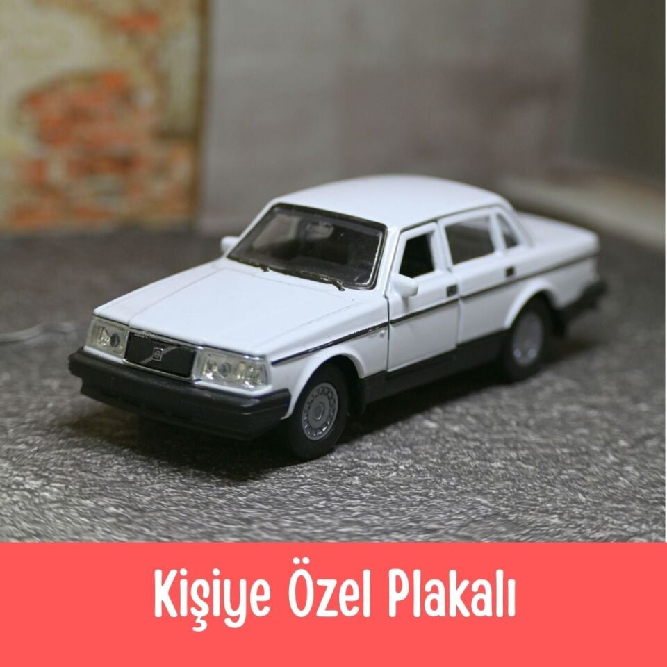 Volvo 240 GL Metal Araba 1:36 Beyaz