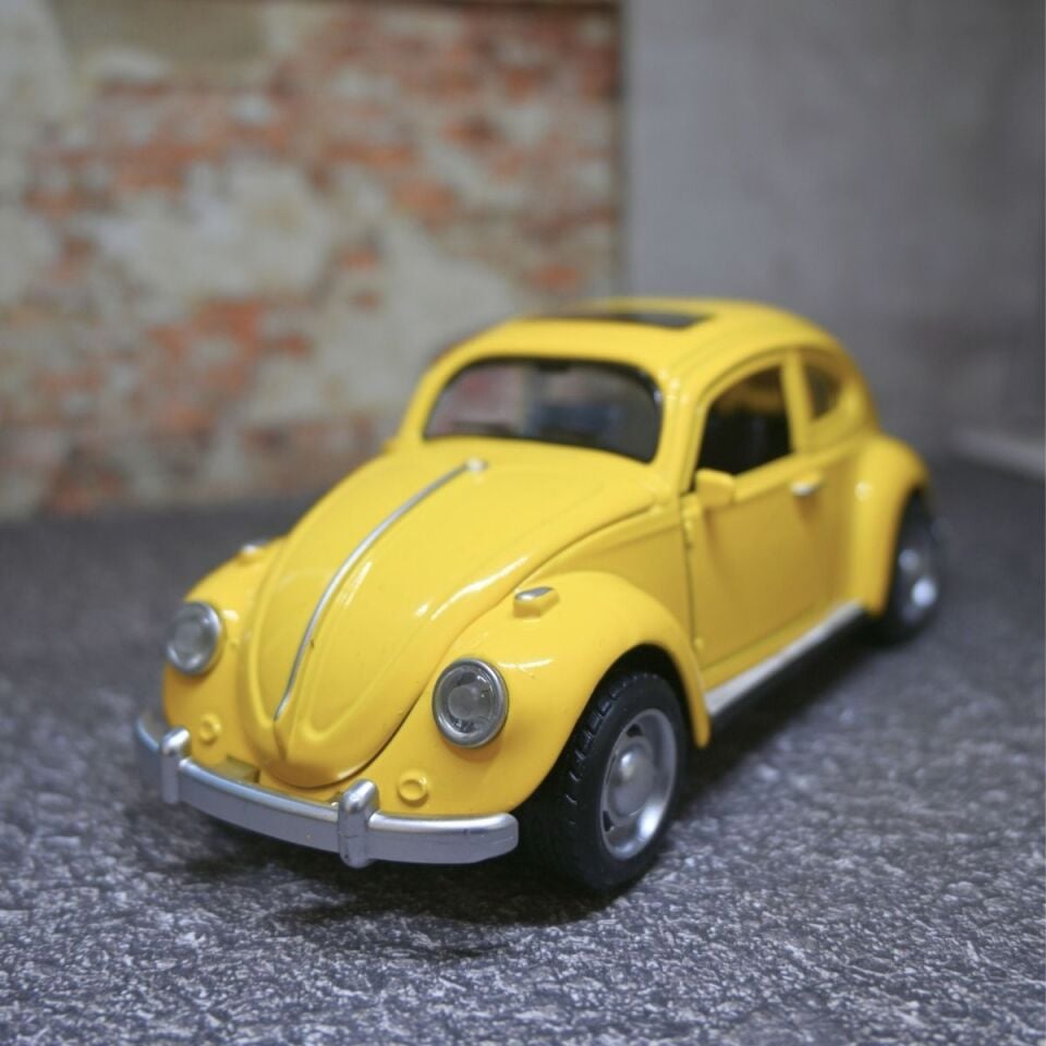 Işıklı ve Sesli VOLKSWAGEN BEETLE 1:32 Sarı