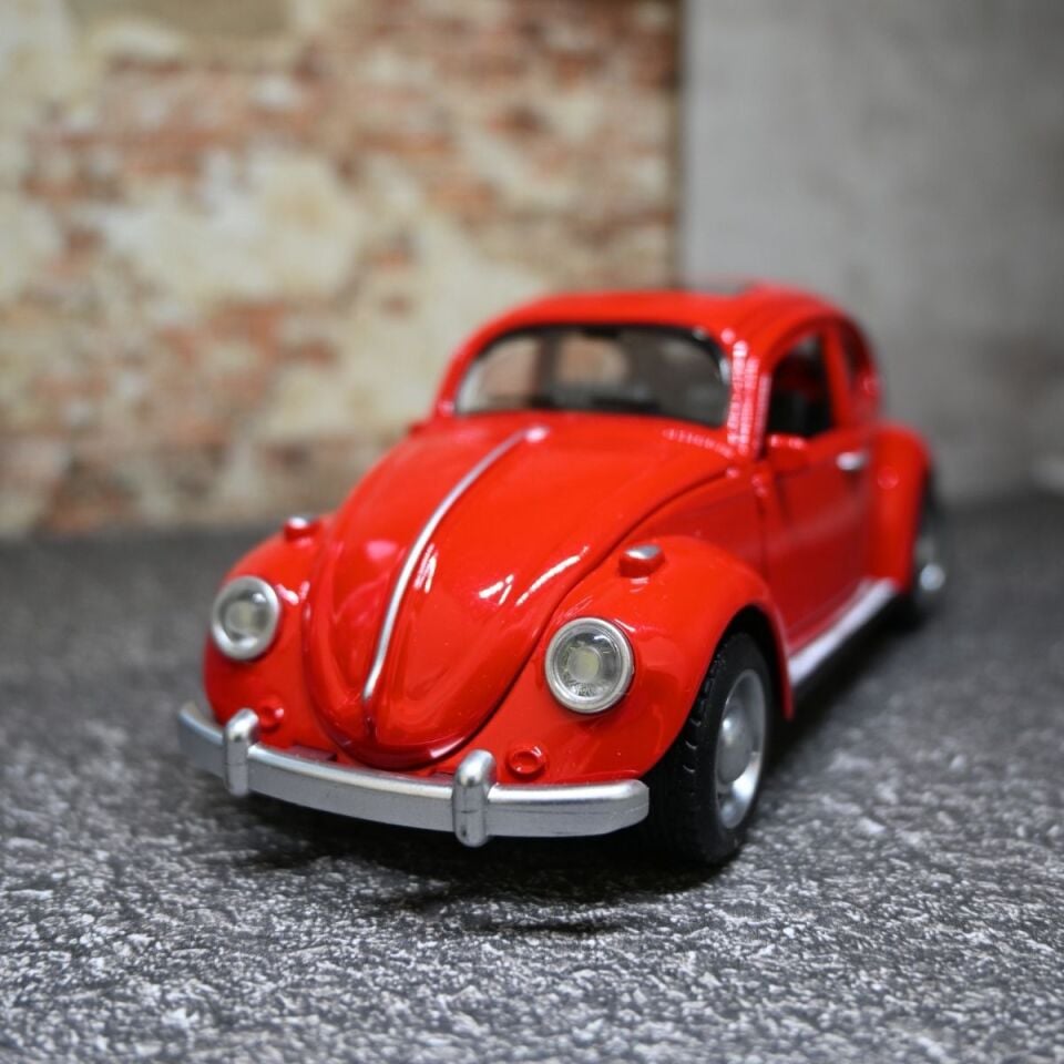 Işıklı ve Sesli VOLKSWAGEN BEETLE 1:32 Kırmızı