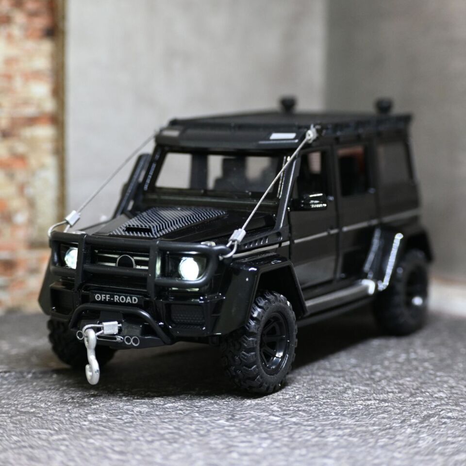 MERCEDES G Kasa Off Road Metal Araba 1:32 Siyah