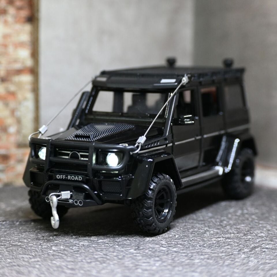 MERCEDES G Kasa Off Road Metal Araba 1:32 Siyah