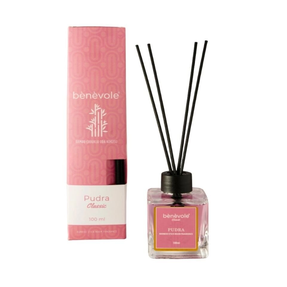 Benevole Pudra Bambu Çubuklu Oda Kokusu 100 ml