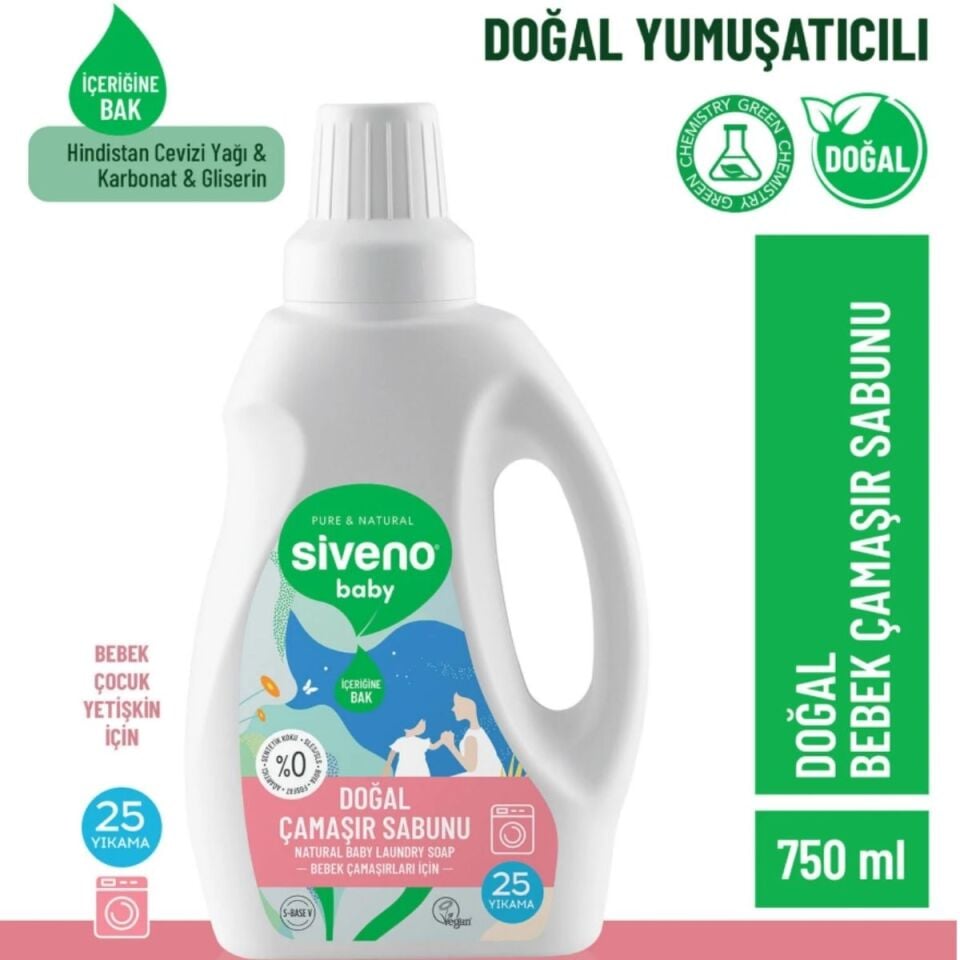 Siveno Doğal Çamaşır Sabunu 750 ml