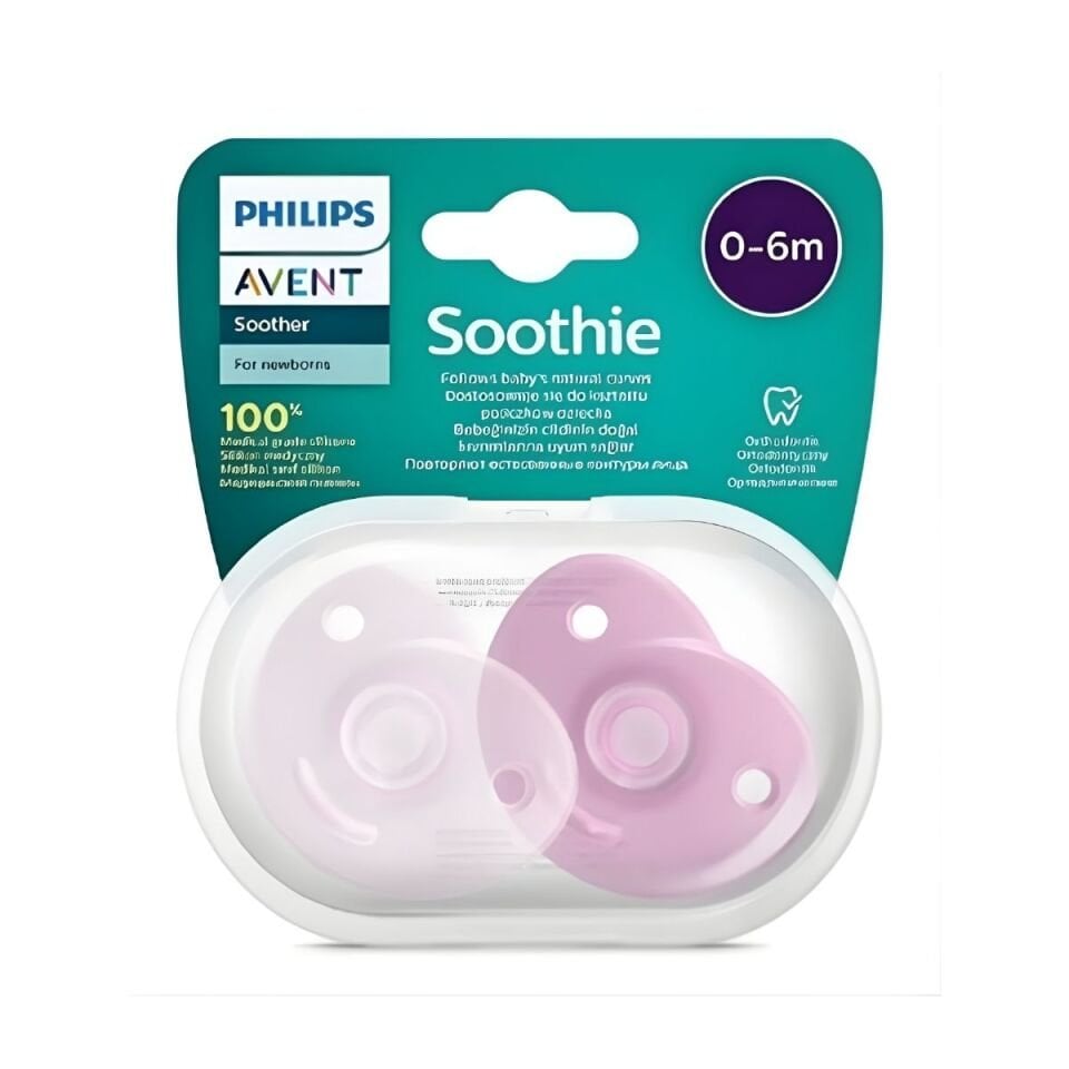 Avent Soothie Kız Yalancı Emzik  0-6 Ay