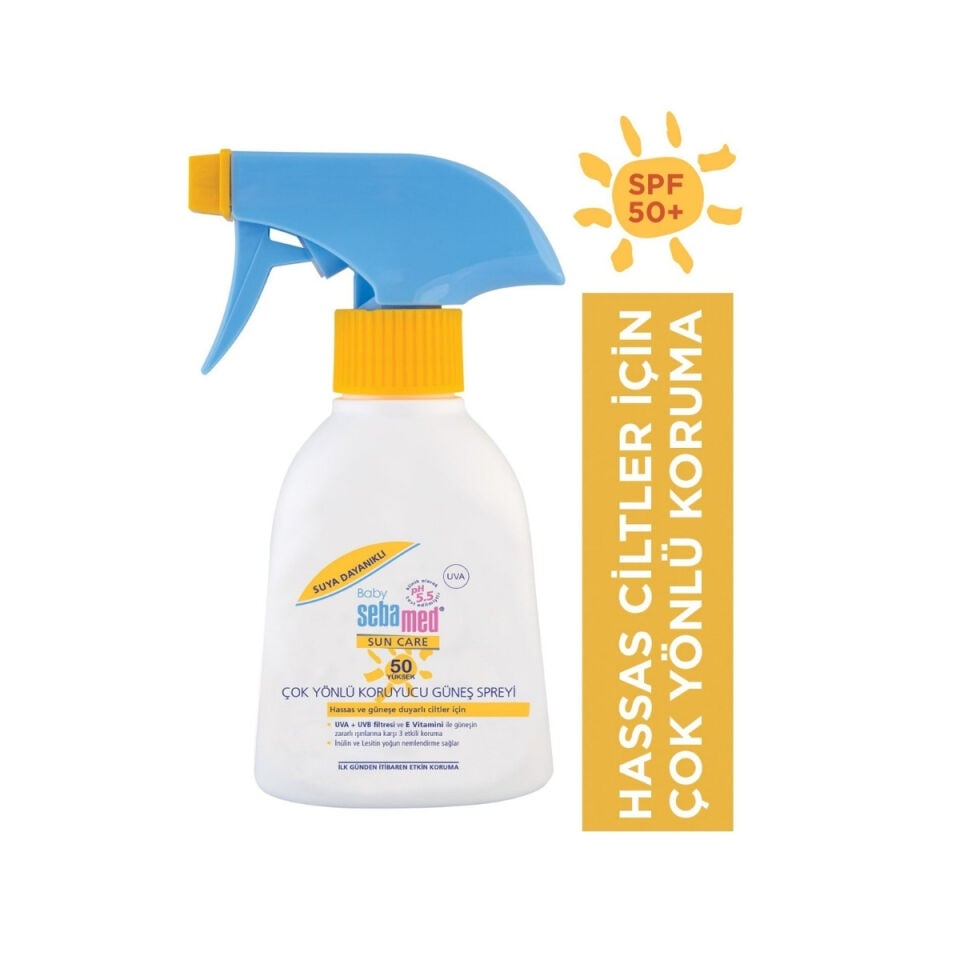 Sebamed 50 Yüksek Çok Yönlü Koruyucu Güneş Spreyi 200 ml