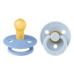 Bibs  Colour İkili Kauçuk Sky Blue Baby Blu  Emzik 110214