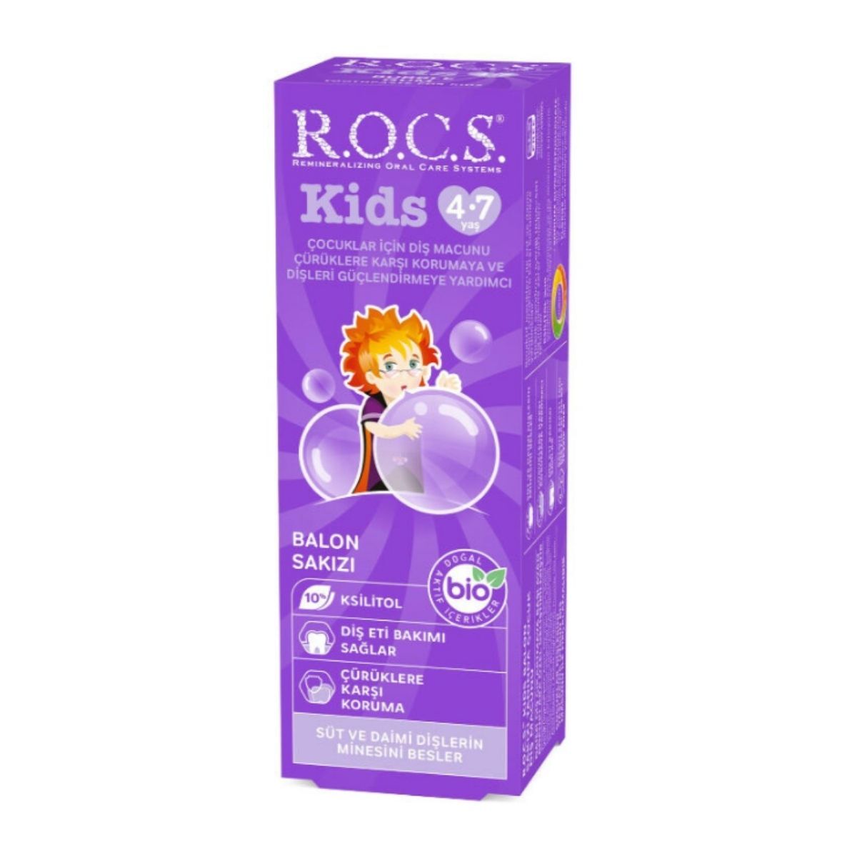 Rocs Kids 4-7 Yaş Sakızlı Diş Macunu 35 ml