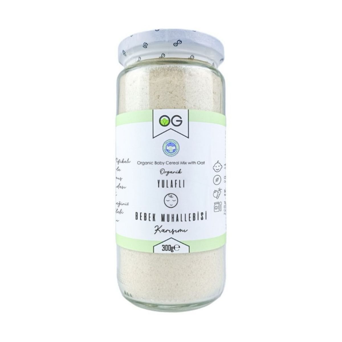 OG Organik Yulaflı Bebek Muhallebi Karışımı 300Gr
