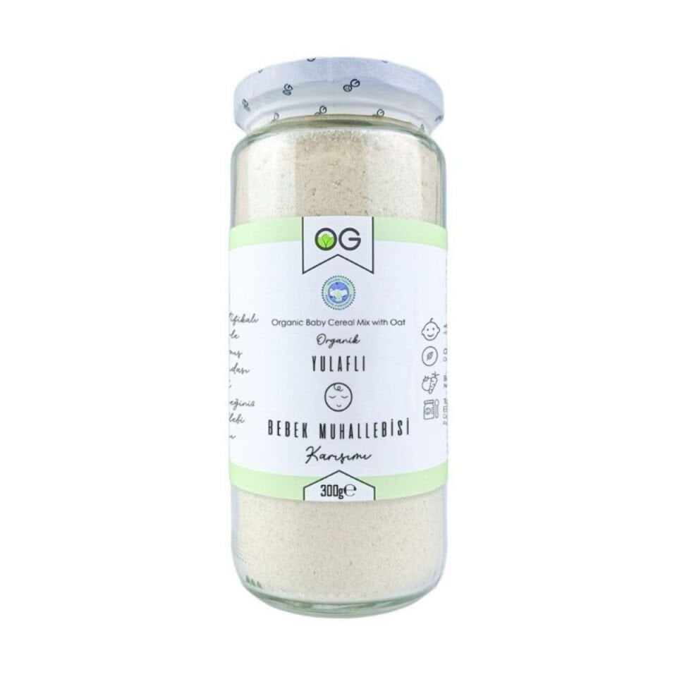 OG Organik Yulaflı Bebek Muhallebi Karışımı 300Gr