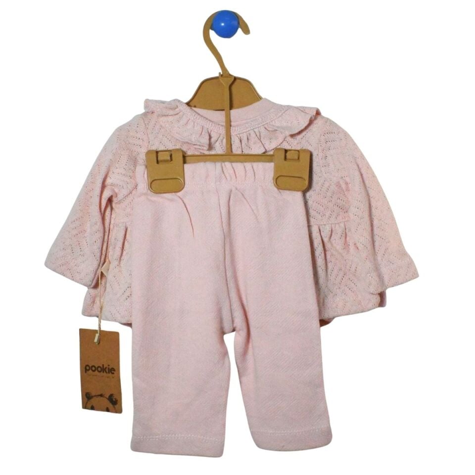 BABEXİ POOKİE YELEĞİ FIRFIRLI ÇİÇEKLİ 3 LÜ TAKIM