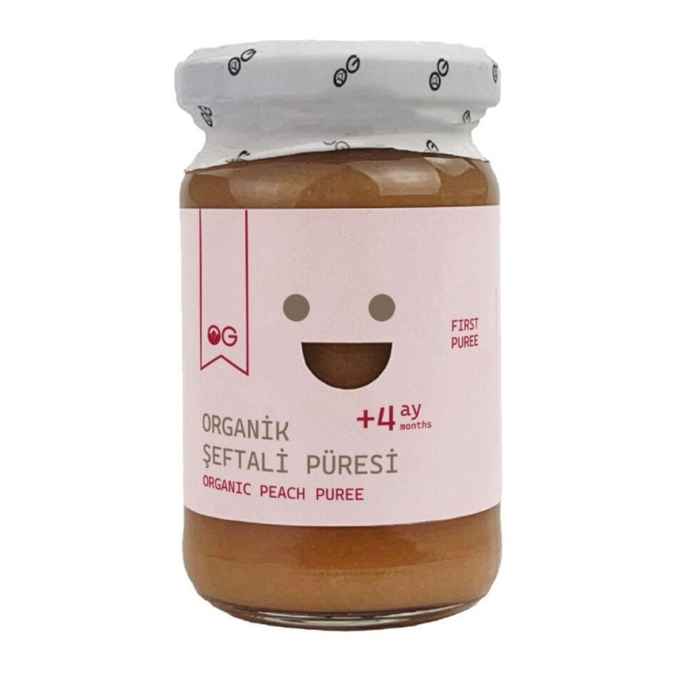 OG Natural Organik Şeftali Püresi 100 g