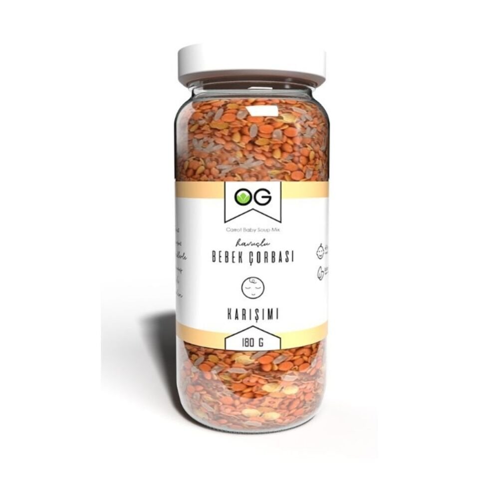 OG Natural Organik Havuçlu Bebek Çorbası Karışımı 180 g