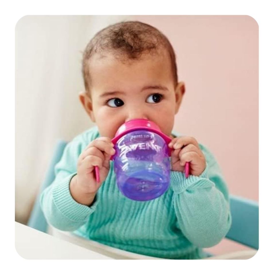 Avent Alıştırma Bardağı Damlatmayan Pembe Scf551/03