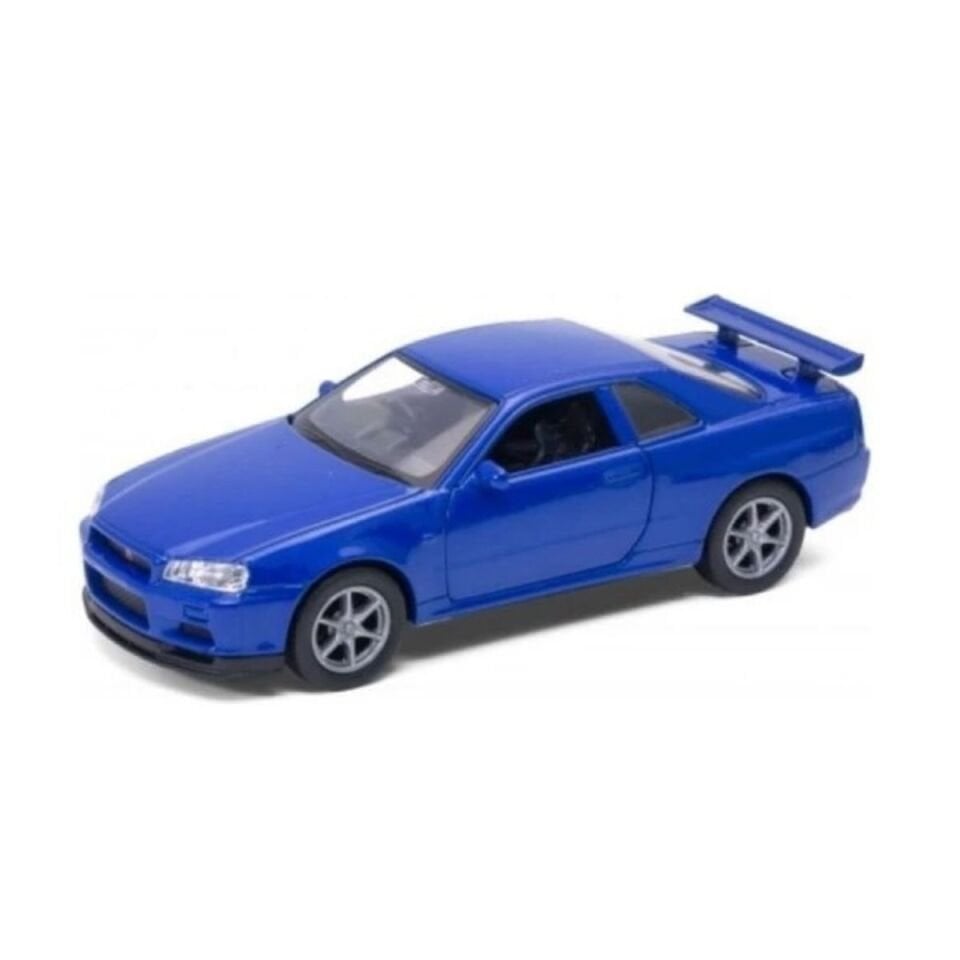 Nissan Skyline Metal Araba - 1:36 Ölçek Mavi