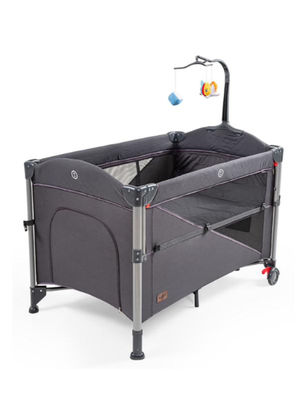 Baby2go Camellia Oyun Parkı Anne Yanı 70x110 Antrasit Gri