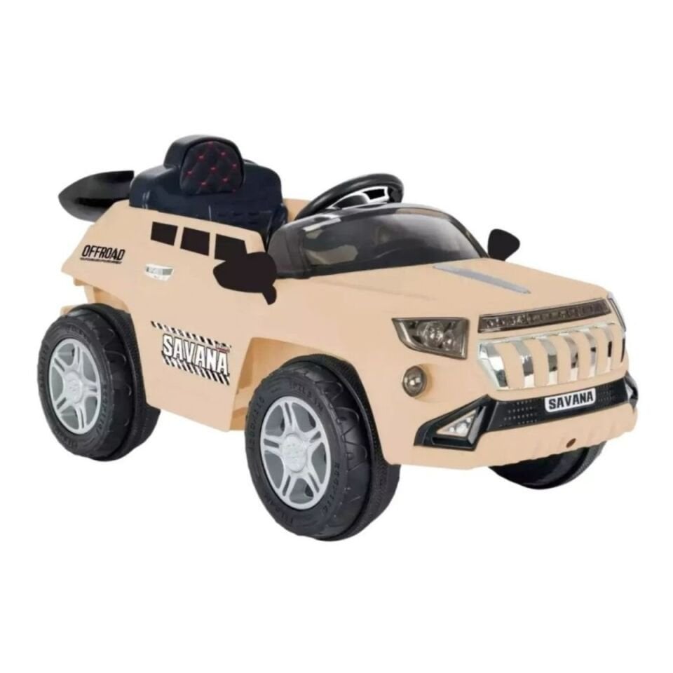 Pilsan Savana 12v Akülü Araba Bej