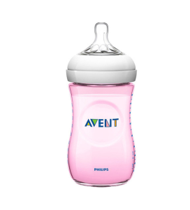Avent Natural Pp Yavas Akış Biberon 260 ml 1 Ay+ Pembe