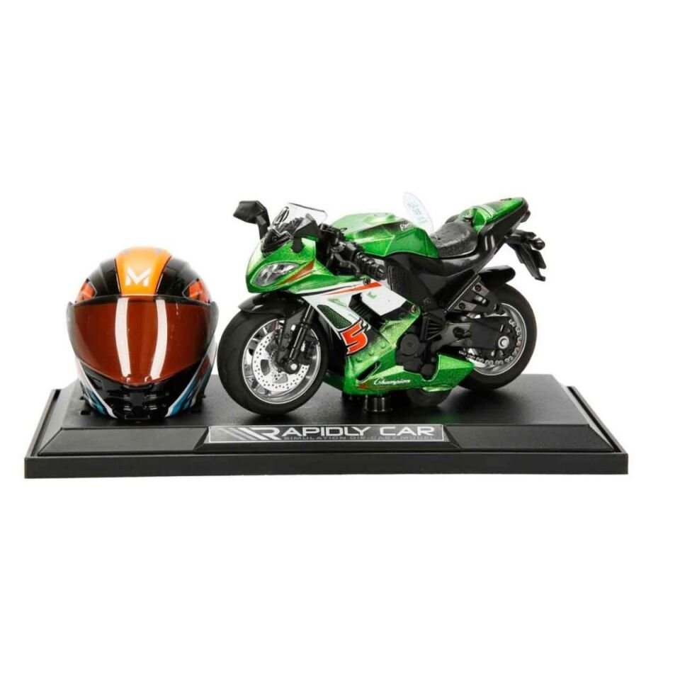 MOTOSİKLET 1/14 RACING KASKLI FİGÜR SES VE IŞIKLI