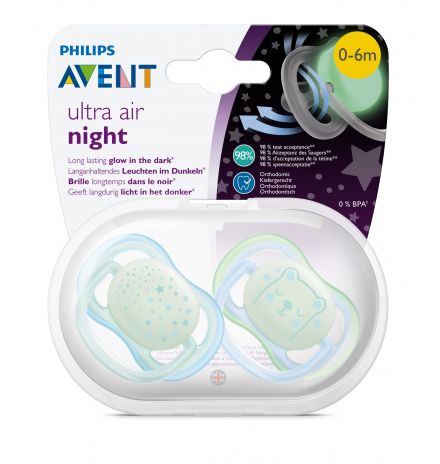Avent Ultra Air Gece Erkek Emzik 0-6 Ay
