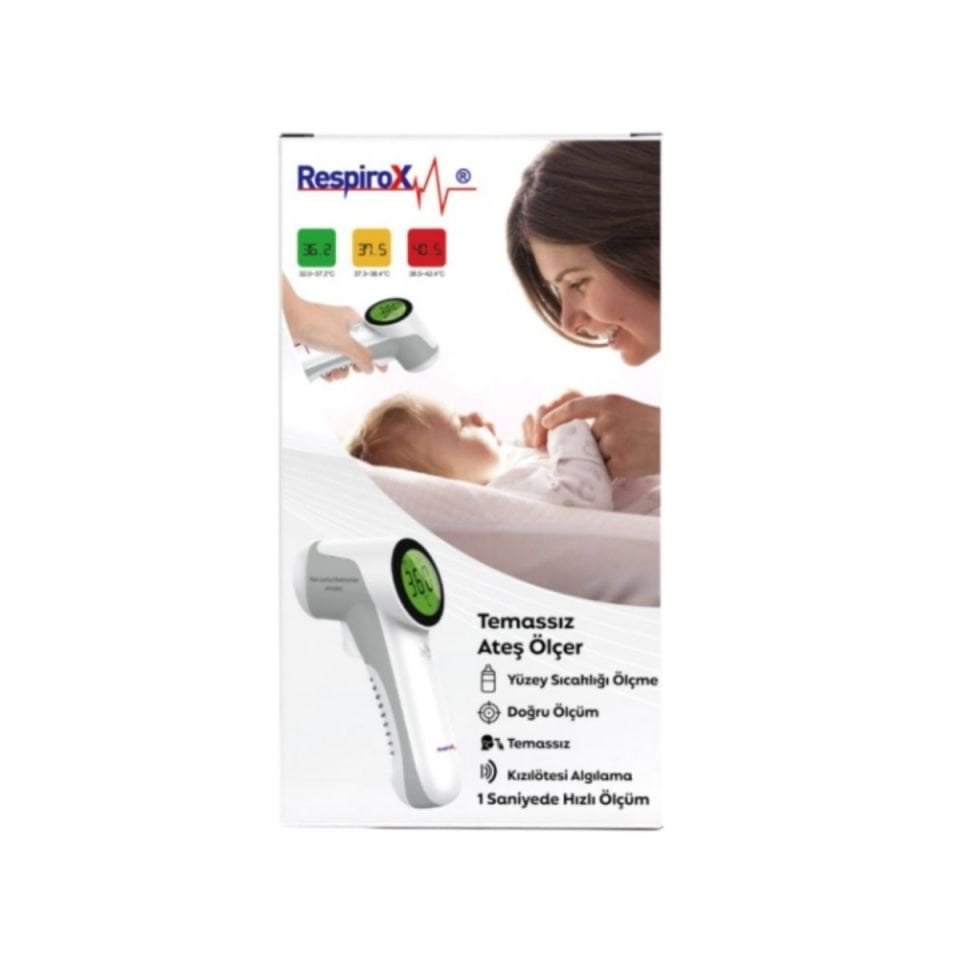 Respirox Temazsız Ateş Ölçer Wms912