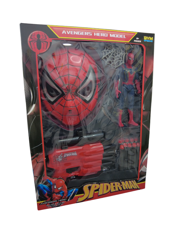 Prestij Oyuncak Spiderman Dart Fırlatıcı Maskeli 0610