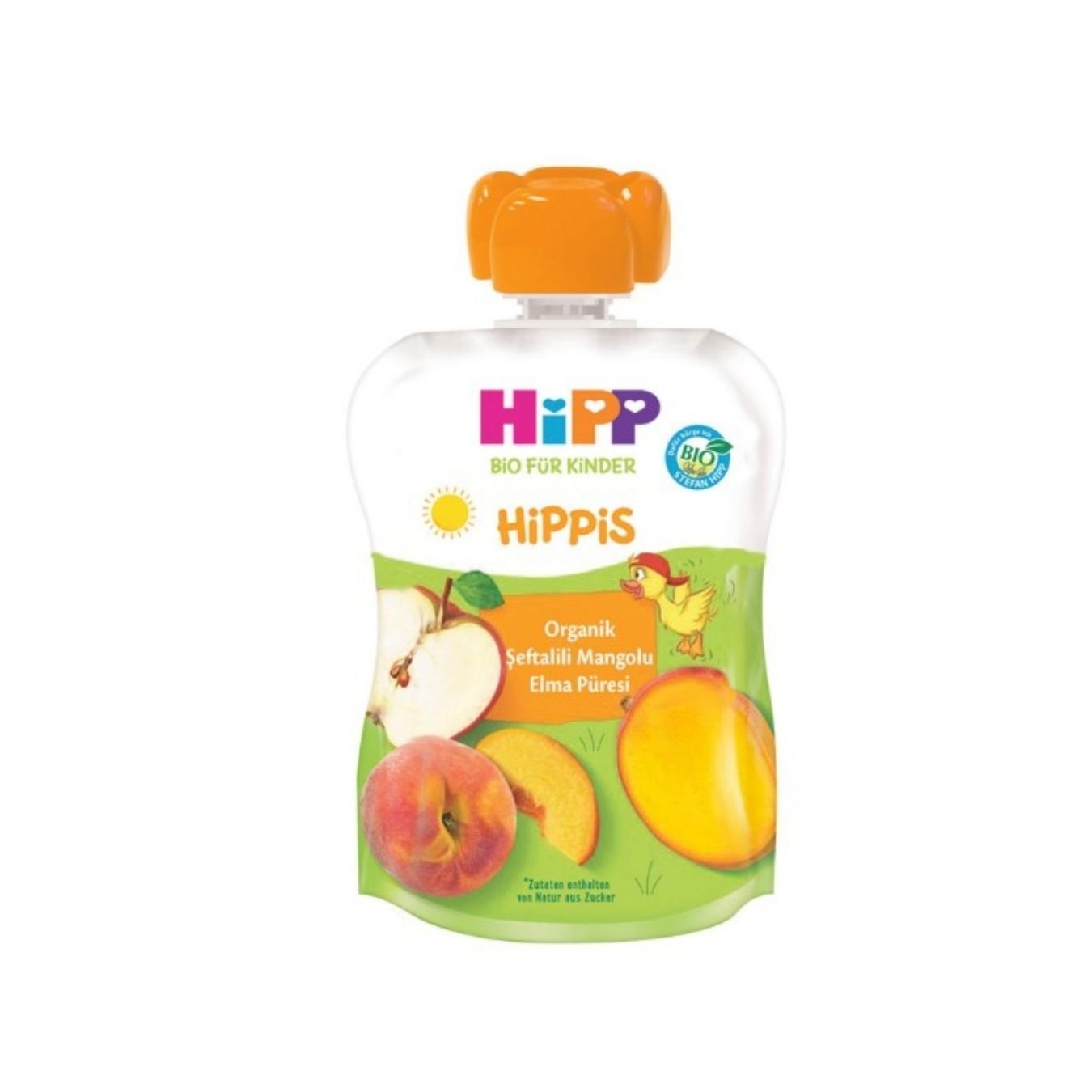 Hipp Organik Şeftalili Mangolu Elma Püresi 100 g