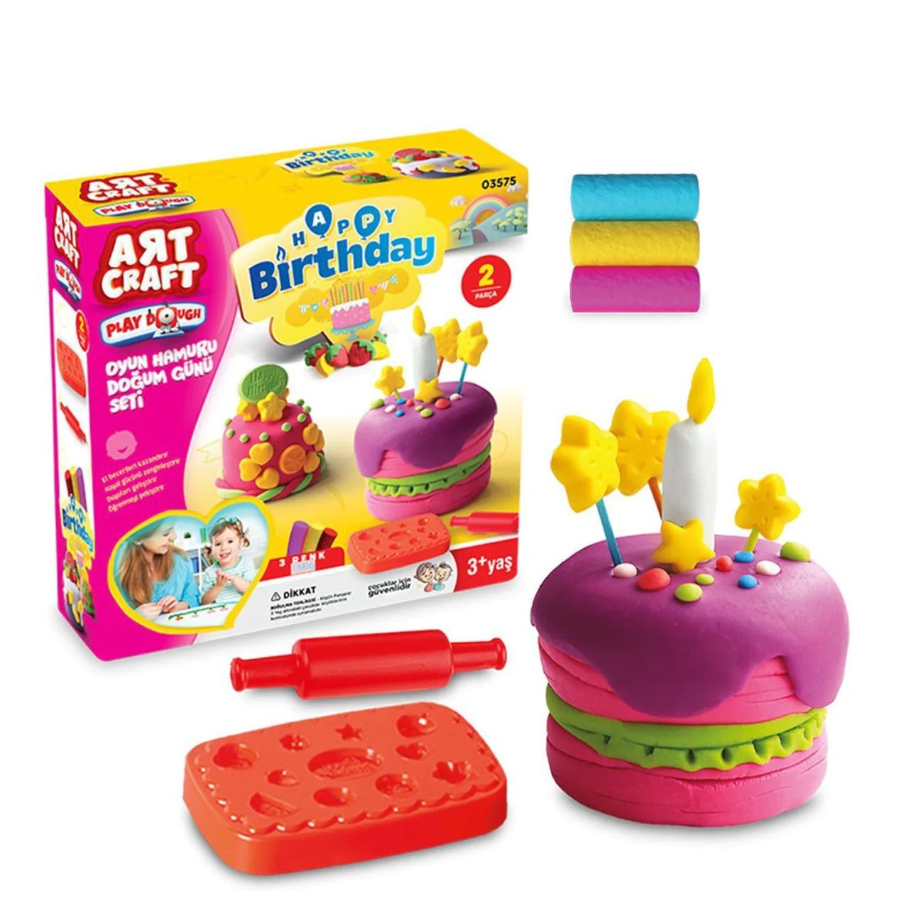Doğum Günü Seti Oyun Hamuru 150 gr