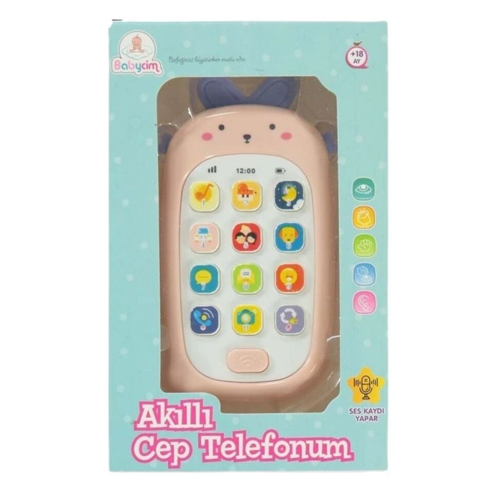 Babycim Ses Kayıt Eden Neşeli Akıllı Telefon