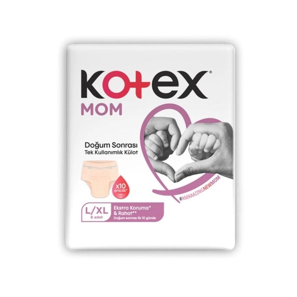 Kotex Mom Doğum Sonrası Emici Külot L/XL