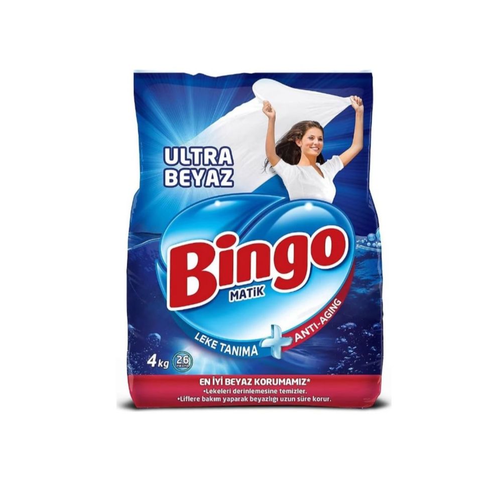 Bingo Ultra Beyaz 4 kg Toz Deterjan