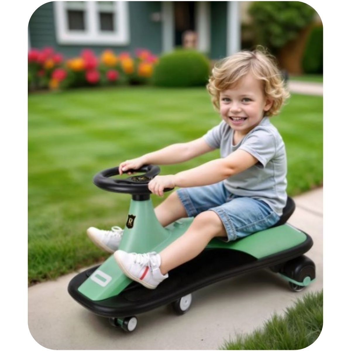 ROYAL SWING CAR-GREEN URT042-001-YEŞİL | Anne Bebek Ürünleri