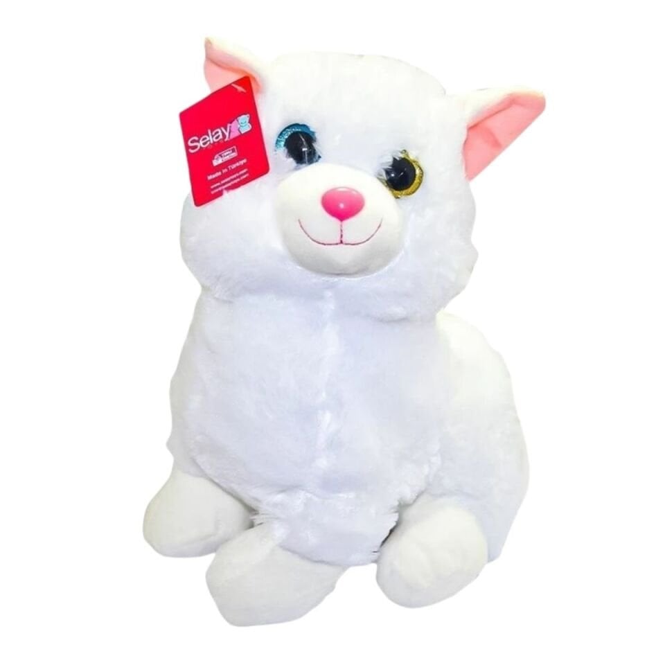 Kalpli Kedi Peluş 30cm