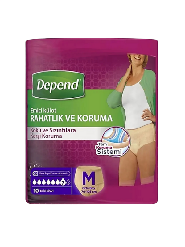 Depent Emici Külot Women Orta Boy 10'lu