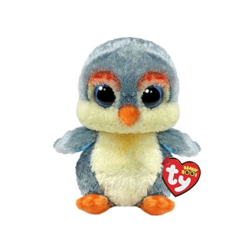TY Beanie Boos Gri Penguen Fisher Peluş 15 cm