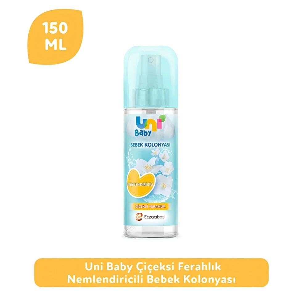 Uni Baby Bebek Kolonya Çiçeksi Ferahlık 150 ml