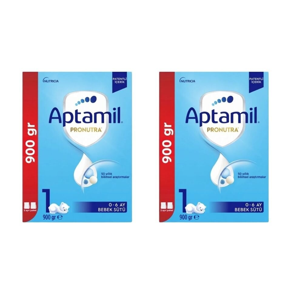 Aptamil 1 Numara Mama Devam Sütü 900 gr 2 Adet