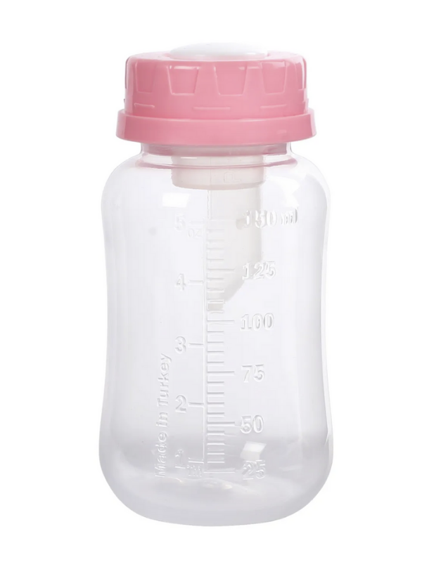 Star Baby Kaşıklı Pembe PP Biberon 150 ml