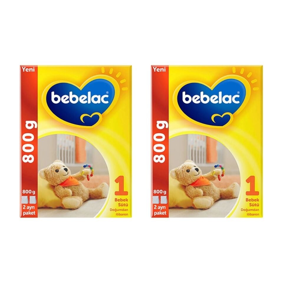 Bebelac 1 Mama Devam Sütü 800 gr 2 Adet