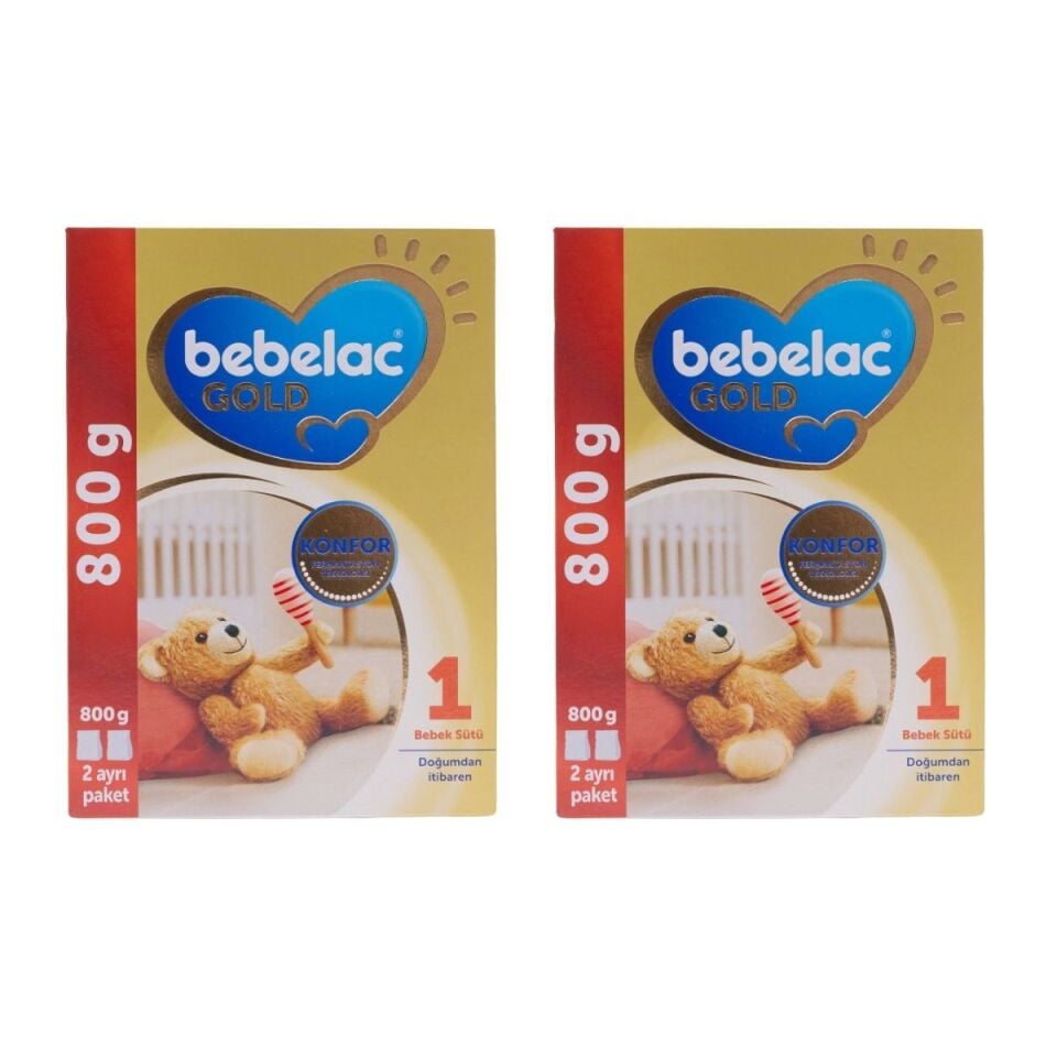 Bebelac Gold 1 Mama Devam Sütü 800 gr 2 Adet