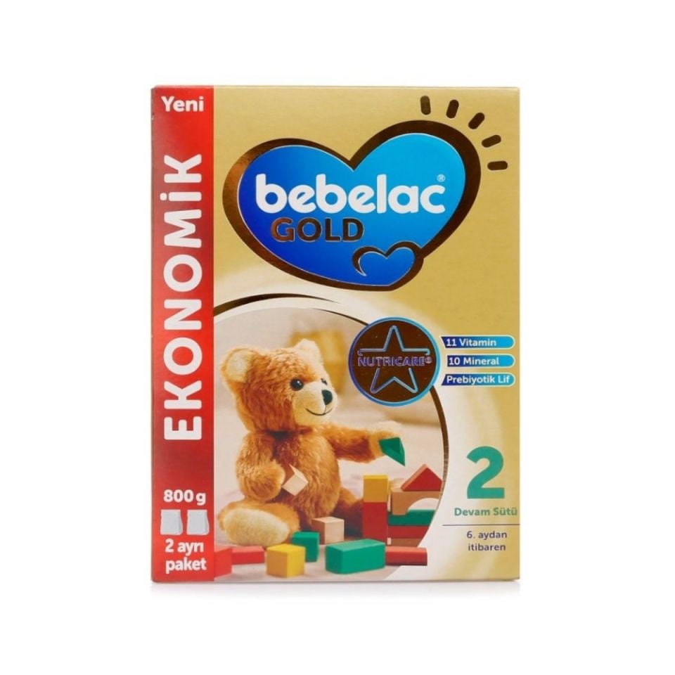 Bebelac Gold 2 Numara Devam Sütü 800 gr 6-12 Ay
