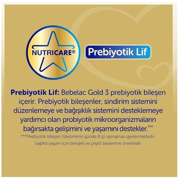 Bebelac Gold 2 Numara Devam Sütü 800 gr 6-12 Ay