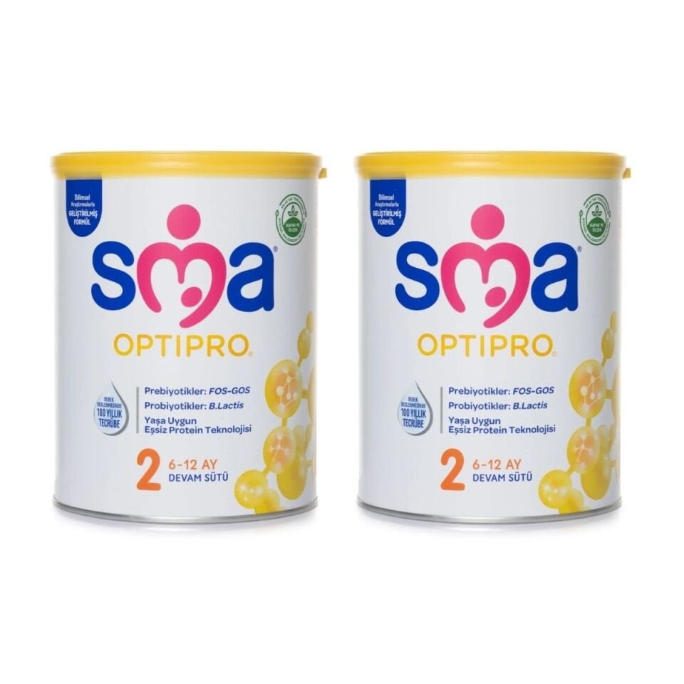 Sma 2 Numara Optipro Mama Devam Sütü 800 gr 2 Adet